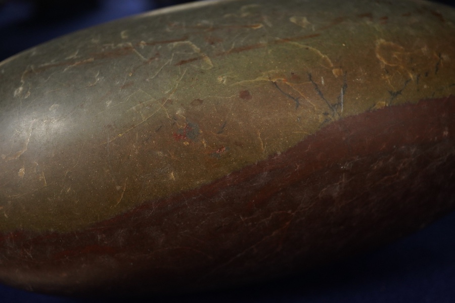 An Indian Shiva Lingam stone, 19cm
